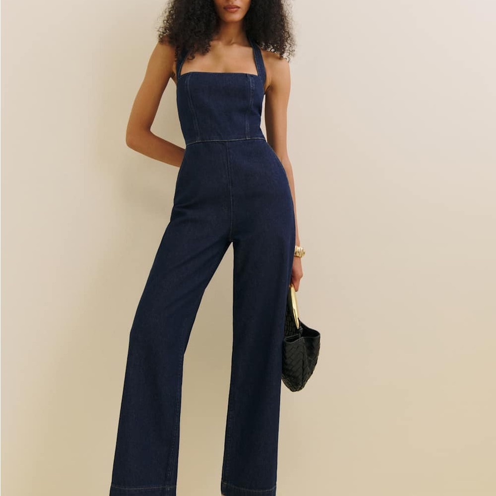 Reformation Denim Jumpsuit